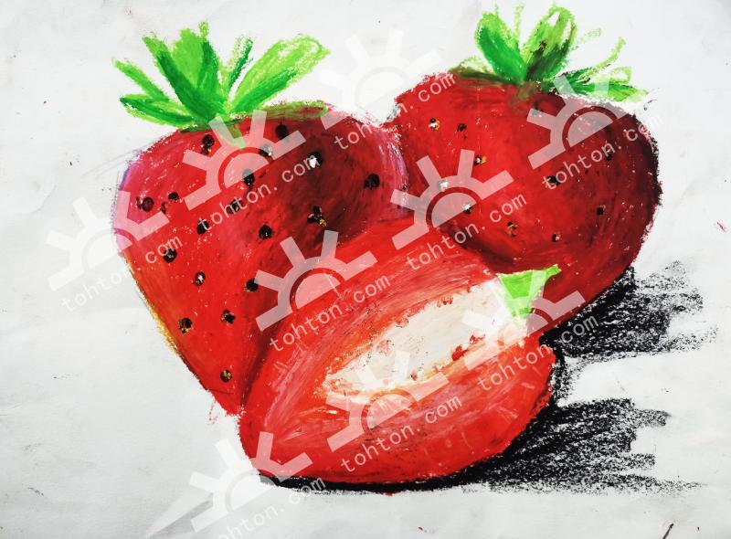 多汁的草莓