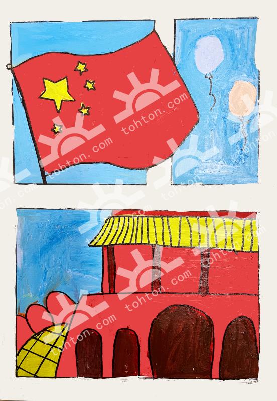 我爱北京天安门