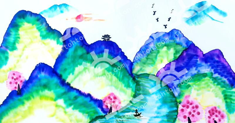 层峦叠嶂