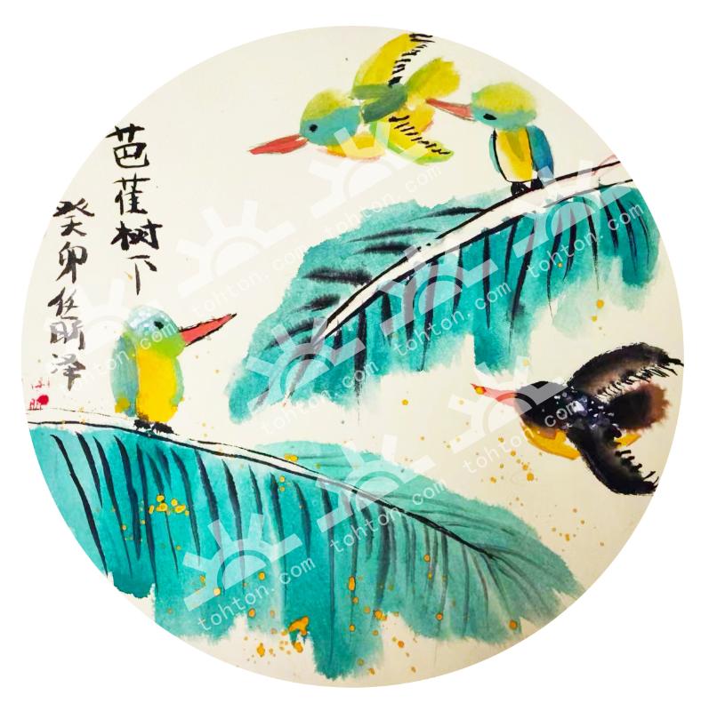 芭蕉树下