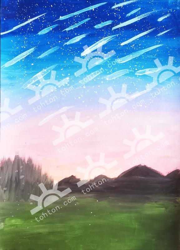 山村的夜晚