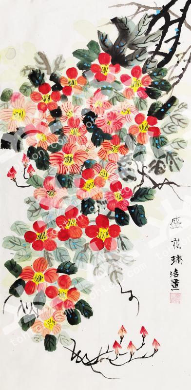 盛花