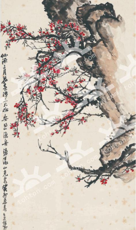 仙源桃花图