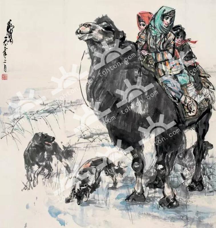 驼背上的小学生